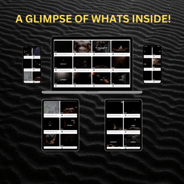 500+ Text Overlay Motivational Reels Bundle