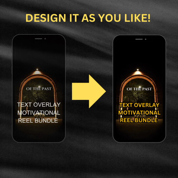 500+ Text Overlay Motivational Reels Bundle